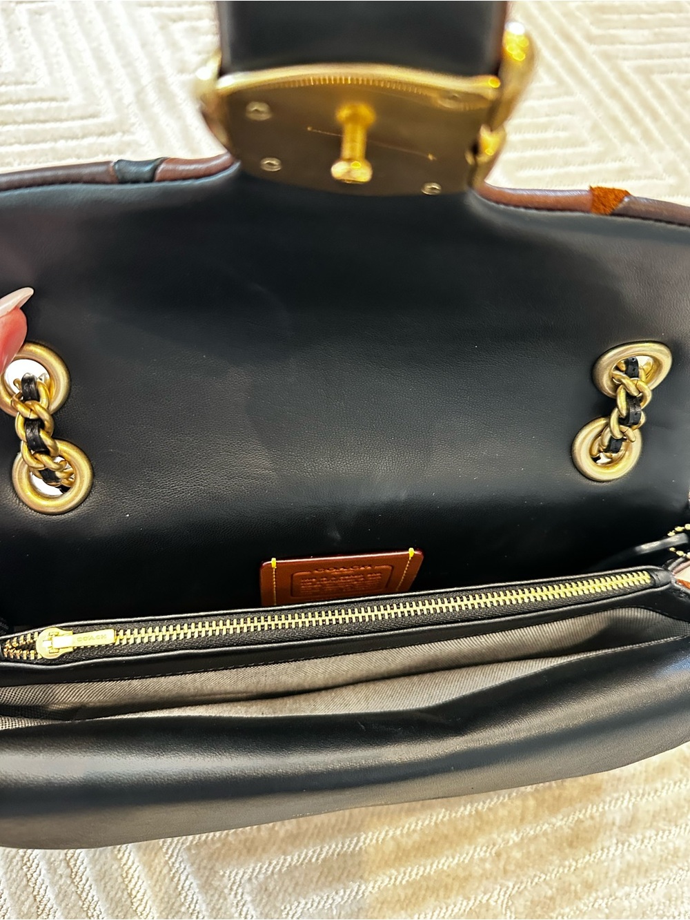 Coach~Tabby 20 Patchwork Quilted🤎 - Picture 9 of 11
